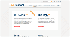 Desktop Screenshot of ixiasoft.com