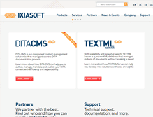 Tablet Screenshot of ixiasoft.com